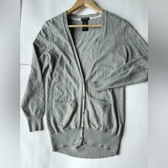 ARITZIA Talula cashmere blend cardigan grey xs oversized sweater - Picture 9 of 10